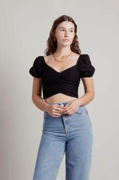 Tobi Mystical Love Crop Top - Ivory