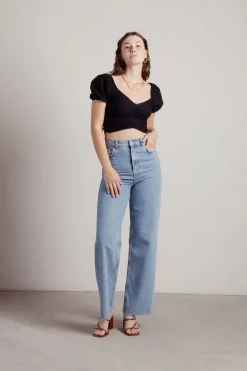 Tobi Mystical Love Crop Top - Ivory