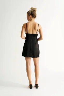 Tobi Nadeine Satin Slip Mini Dress -