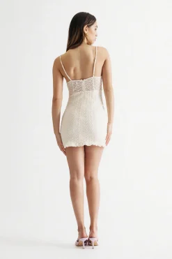 Tobi Nasica Lace Bustier Mini Dress -