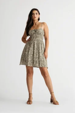 Tobi Natasha Floral Babydoll Mini Dress -