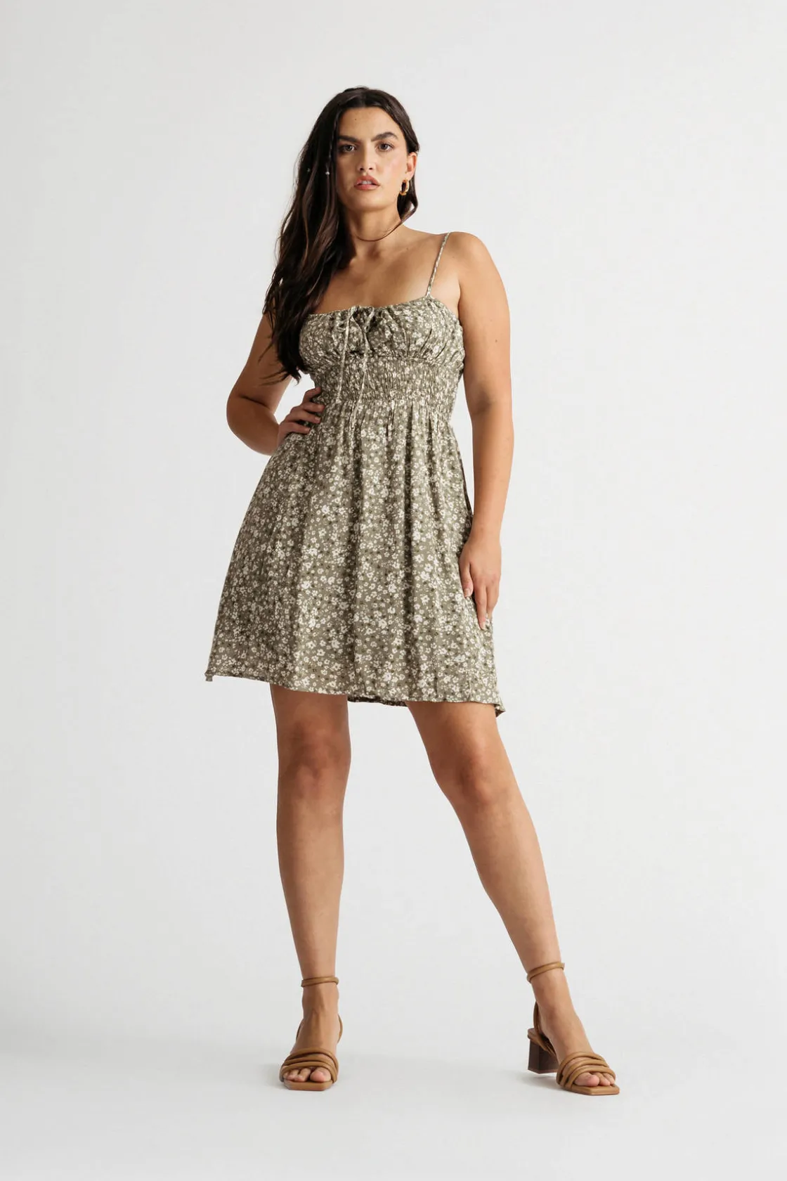 Tobi Natasha Floral Babydoll Mini Dress -