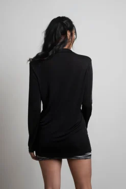 Tobi Need My Focus Thin Knit Blazer