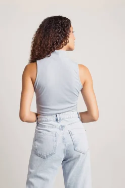 Tobi Neil Crop Top - Blue