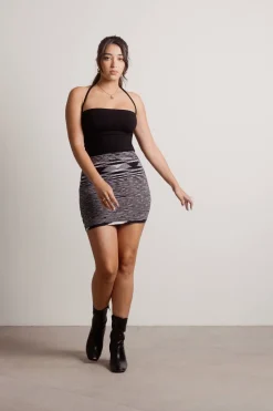 Tobi Never Mention It Sweater Knit Mini Skirt -