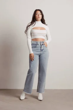 Tobi New Life Crop Top - Toffee-Brown