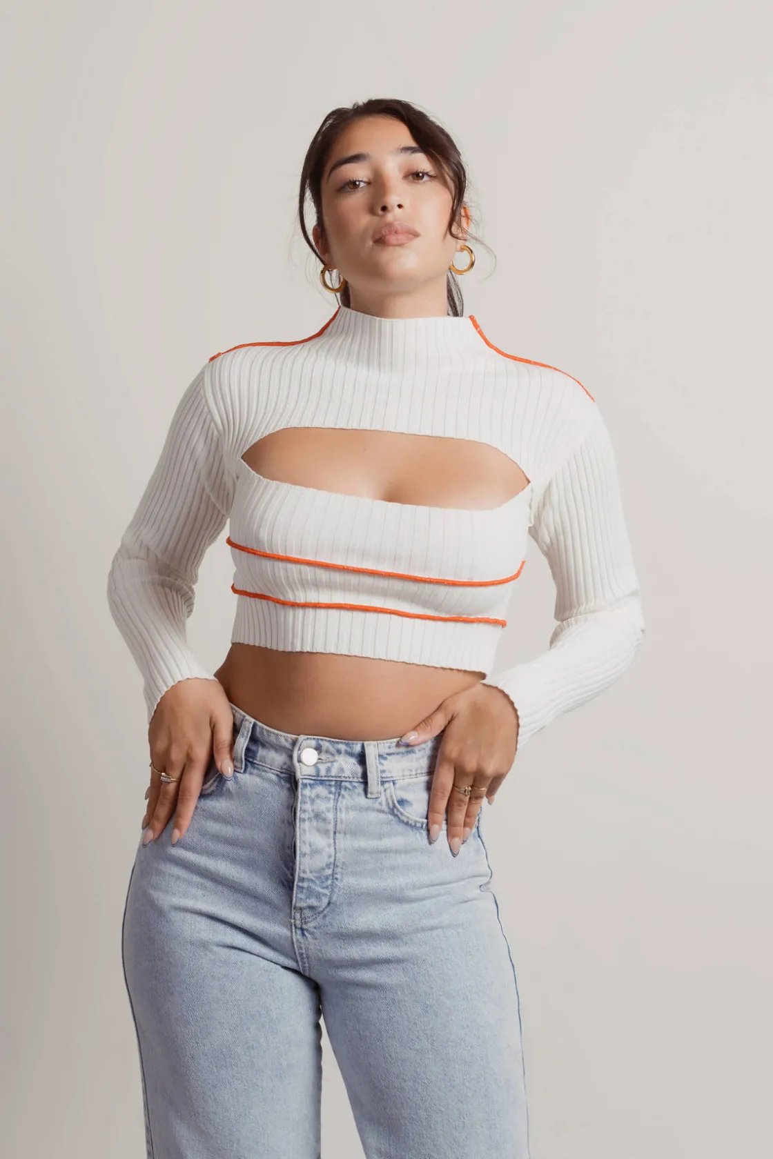 Tobi New Life Crop Top - Toffee-Brown