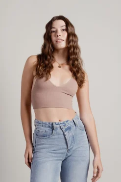 Tobi No Doubt Crop Top - Cream