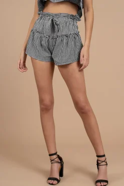 Tobi No Pressure Gingham Shorts -