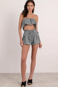 Tobi No Pressure Gingham Shorts -