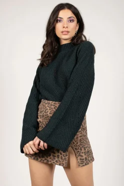 Tobi Noelle Mock Neck Sweater - Sienna
