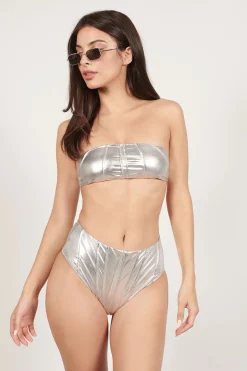 Tobi Nola Metallic Bikini Set -