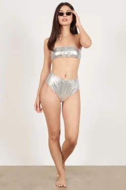 Tobi Nola Metallic Bikini Set -