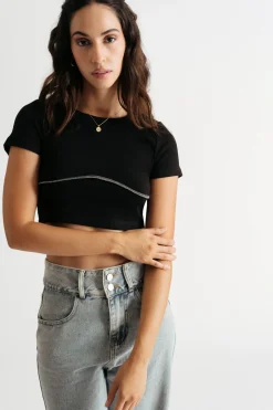 Tobi Nono Crop Top - Sand