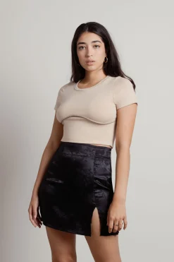 Tobi Nono Crop Top - Sand