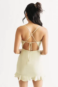 Tobi Not About You Cowl Neck Skater Mini Dress -