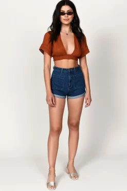 Tobi Not For You Crop Top - White