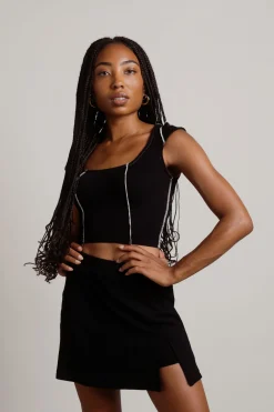 Tobi Not My Problem Tank Top - Brown