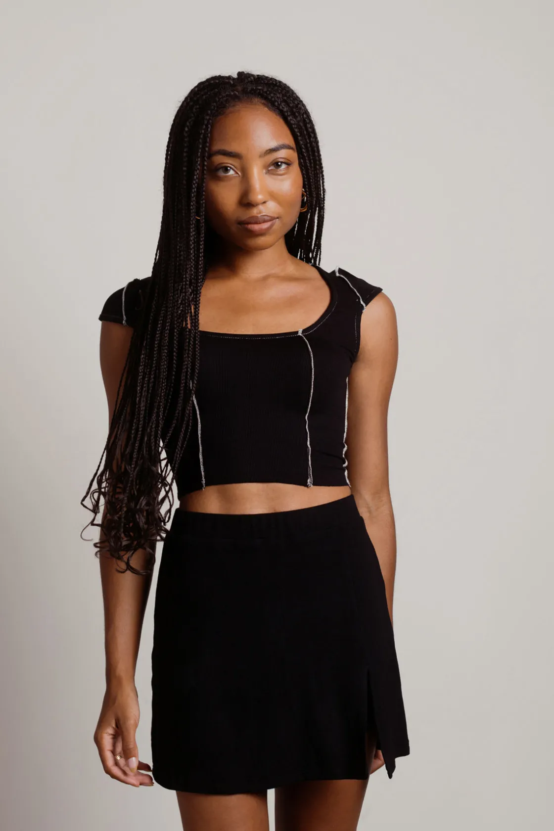 Tobi Not My Problem Tank Top - Brown