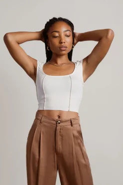 Tobi Not My Problem Tank Top - Brown