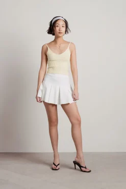 Tobi Nowhere But Up Knit Top - Pink