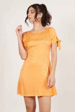 Tobi Nowhere To Be Leopard Print A-line Mini Dress -