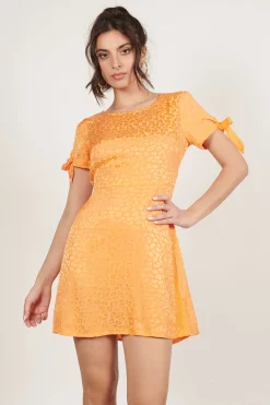 Tobi Nowhere To Be Leopard Print A-line Mini Dress -