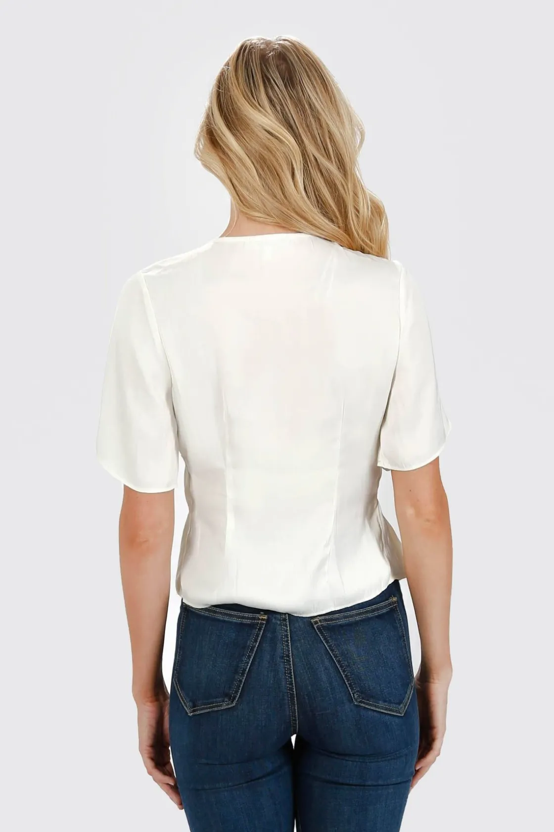 Tobi Nyra Satin Blouse -