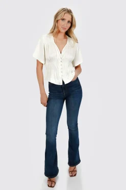Tobi Nyra Satin Blouse -