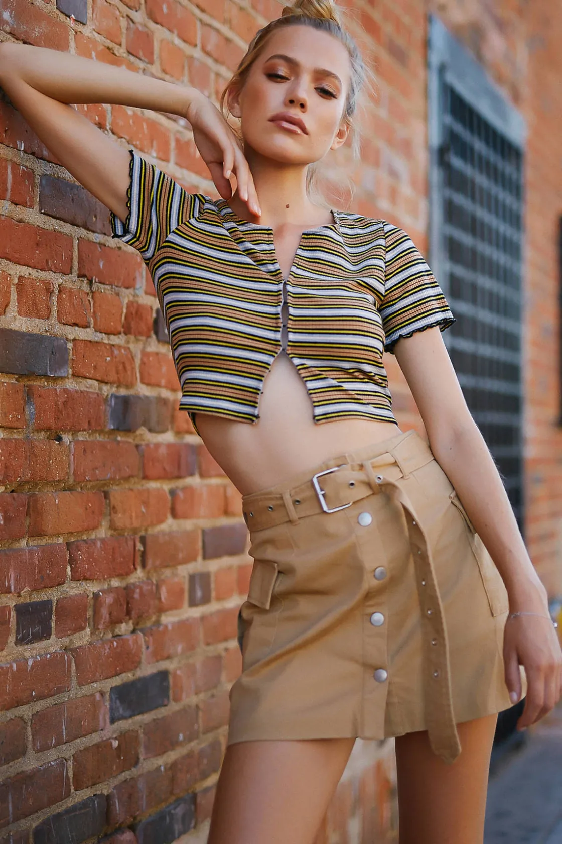 Tobi On Duty Cargo Mini Skirt -