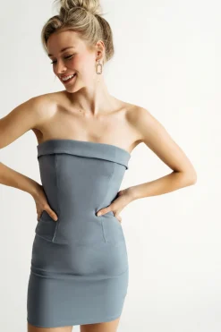 Tobi On Point Strapless Bodycon Mini Dress -