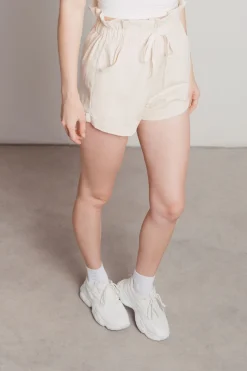 Tobi On Purpose Paperbag Shorts - Light Olive