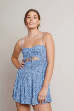 Tobi On The Spot Floral Romper -
