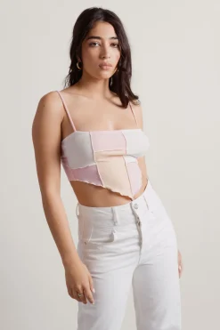 Tobi On Your Mind Crop Top - Blue