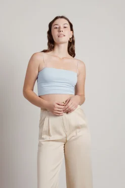 Tobi One At A Time Crop Top - Dark Teal
