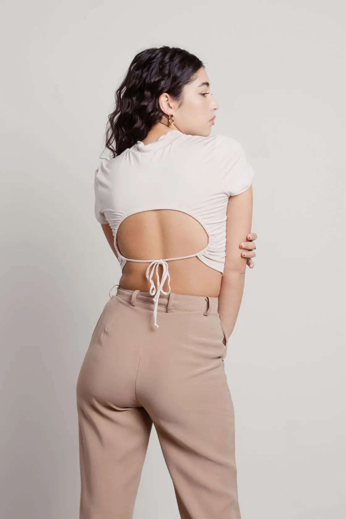Tobi One More Time Crop Top -