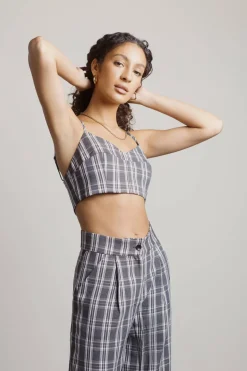 Tobi Only Want You Crop Top - Black Multi