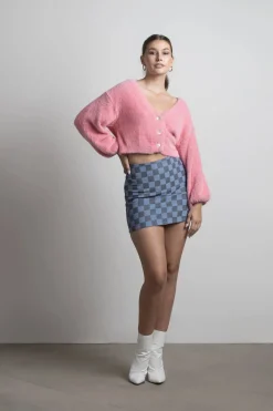 Tobi Onto You Sweater Cardigan - Green