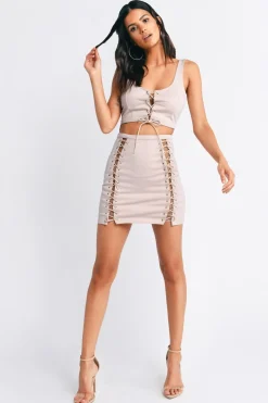 Tobi Out Of Your League Cutout Bodycon Mini Dress -
