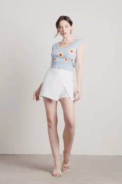 Tobi Paint By Flowers Tank Top - Strawberry Pink
