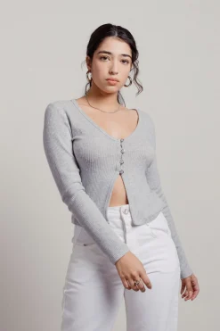 Tobi Paola Ribbed Cardigan -