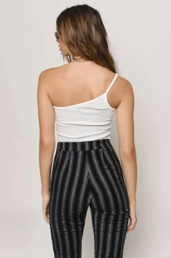 Tobi Patty Crop Top - White