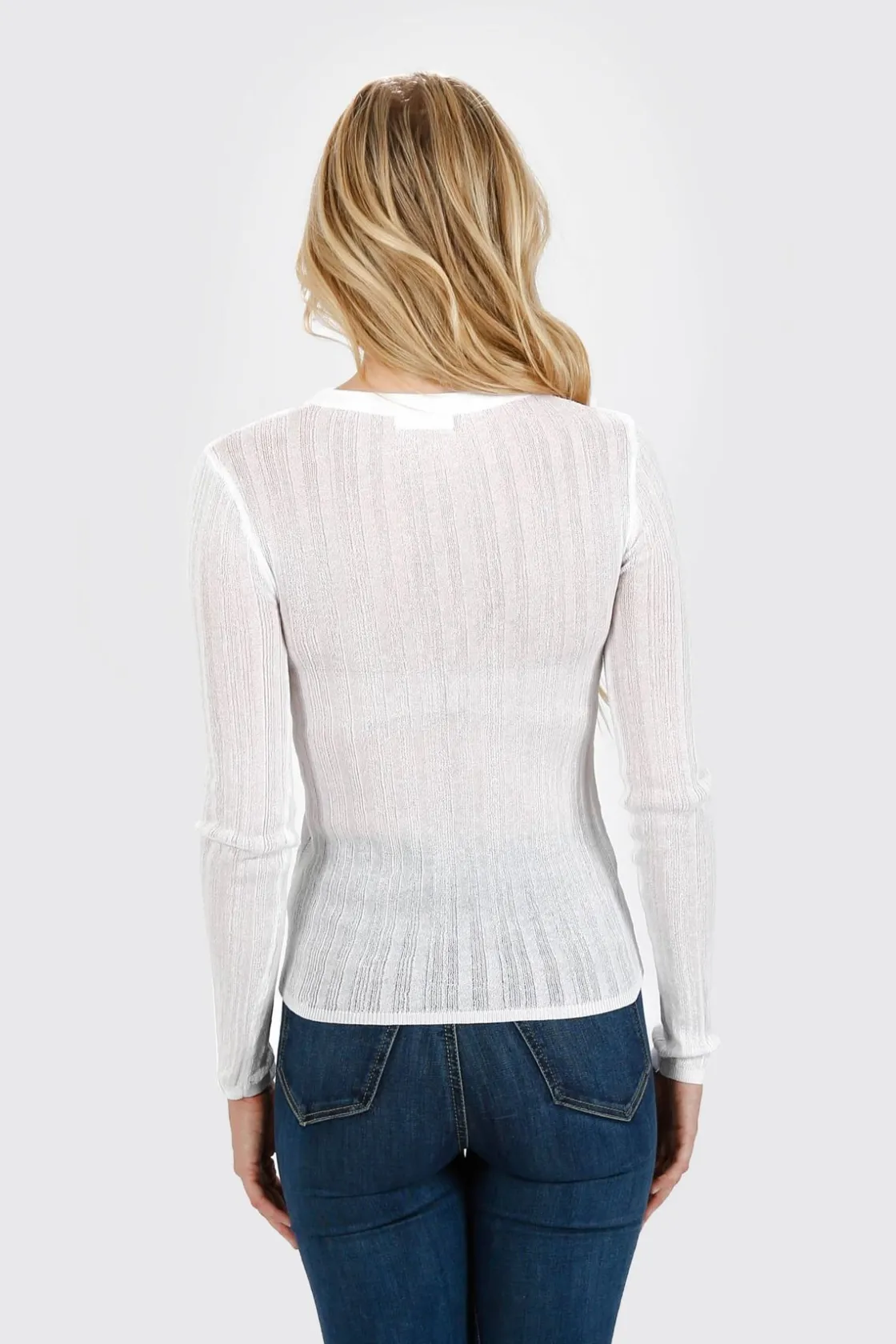 Tobi Paulette Sheer Top - Black
