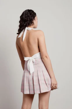 Tobi Paulie Boy Plaid Mini Skirt -