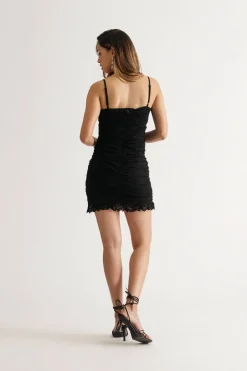 Tobi Penelope Ruched Bodycon Mini Dress -