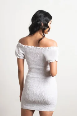 Tobi Picnic Date Off The Shoulder Bodycon Mini Dress -