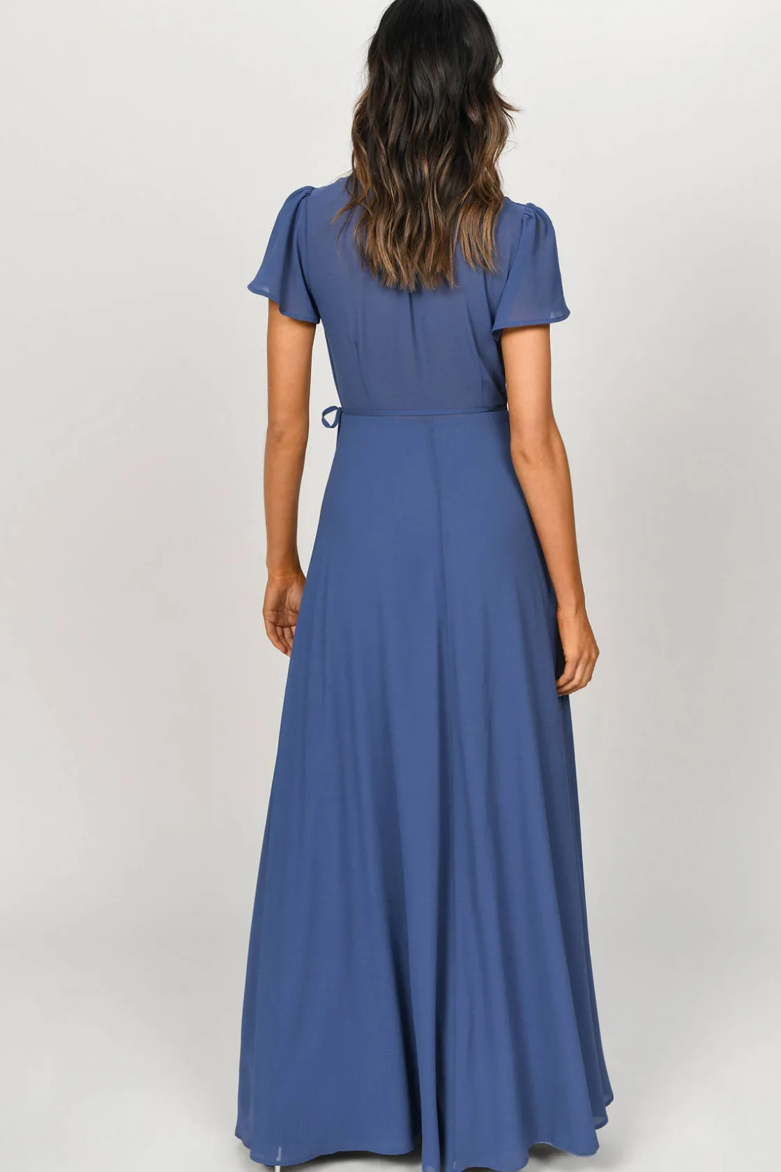 Tobi Piper Plunging Maxi Dress