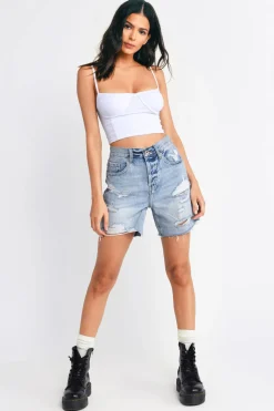 Tobi Pistola Devin High Waist Shorts -