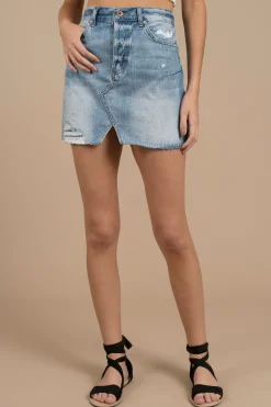 Tobi Pistola Lolita Denim Mini Skirt -
