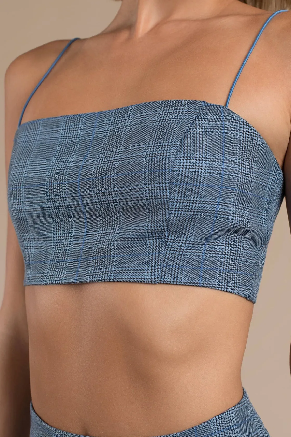 Tobi Plaid All Around Crop Top -